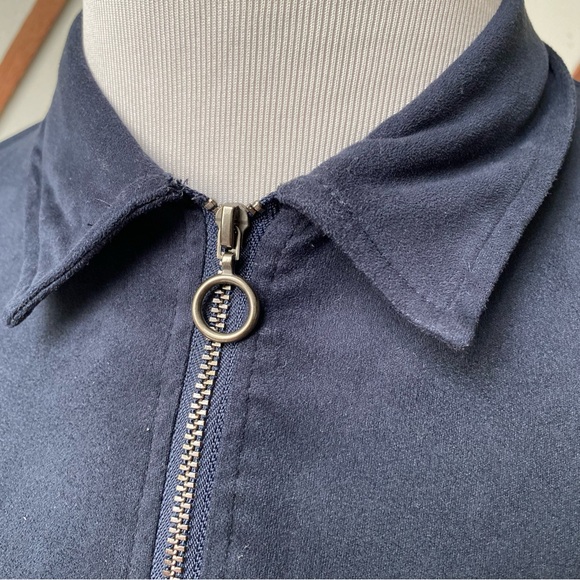 Zara Man Velour Zip Polo Shirt - Picture 3 of 15